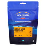 BackCountry Cuisine Freeze Dried Meal Complements instant mixed vegetables