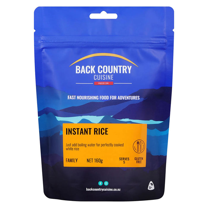 BackCountry Cuisine Freeze Dried Meal Complements instant rice