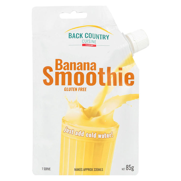 BackCountry Cuisine Freeze Dried Fruit Smoothie banana hero