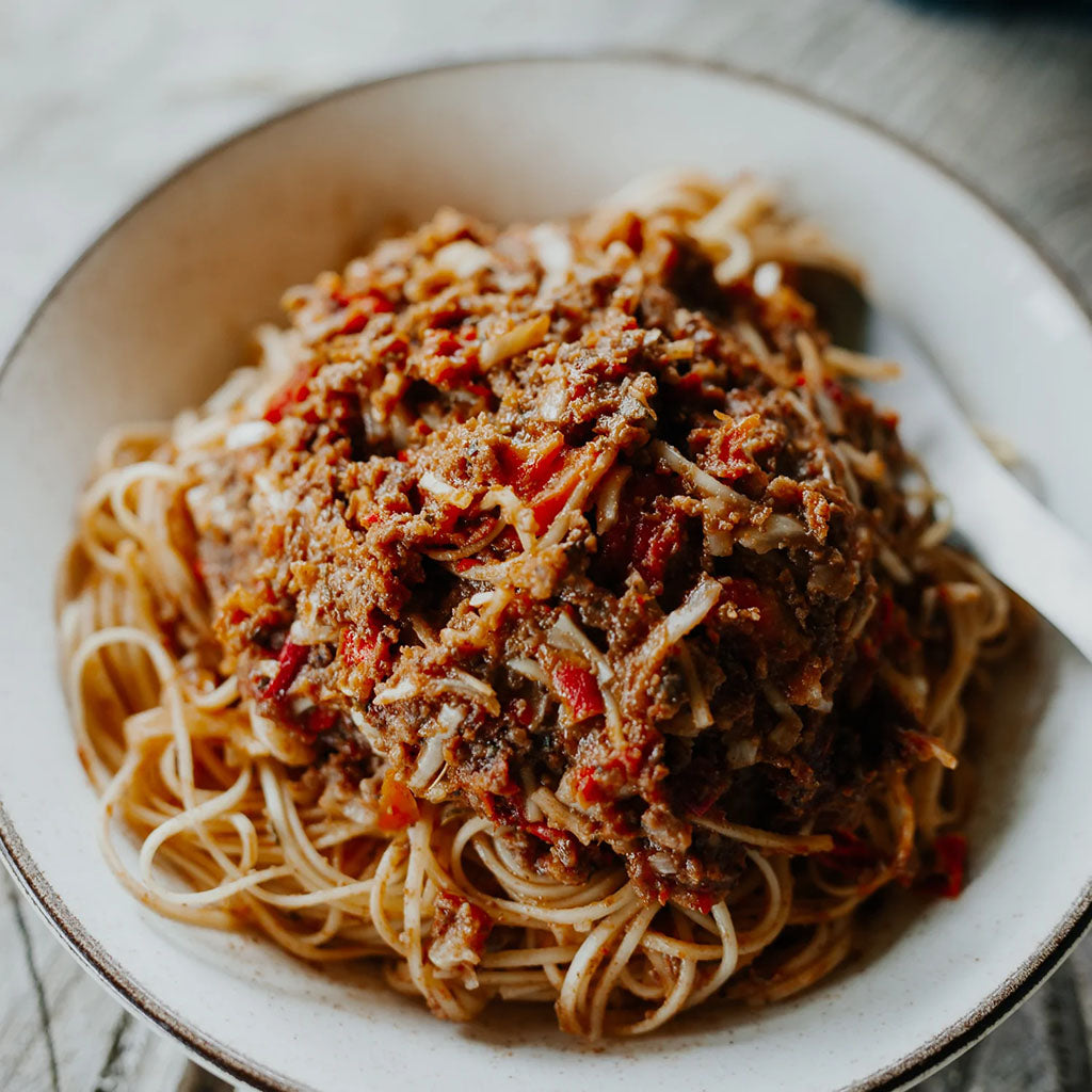 BackCountry Cuisine Freeze Dried Beef Meals - Small Serve spaghetti bolognaise detail 2