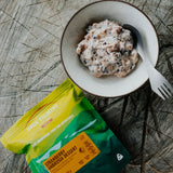 BackCountry Cuisine Freeze Dried Desserts - Regular Serve strawberry ambrosia dessert detail 1