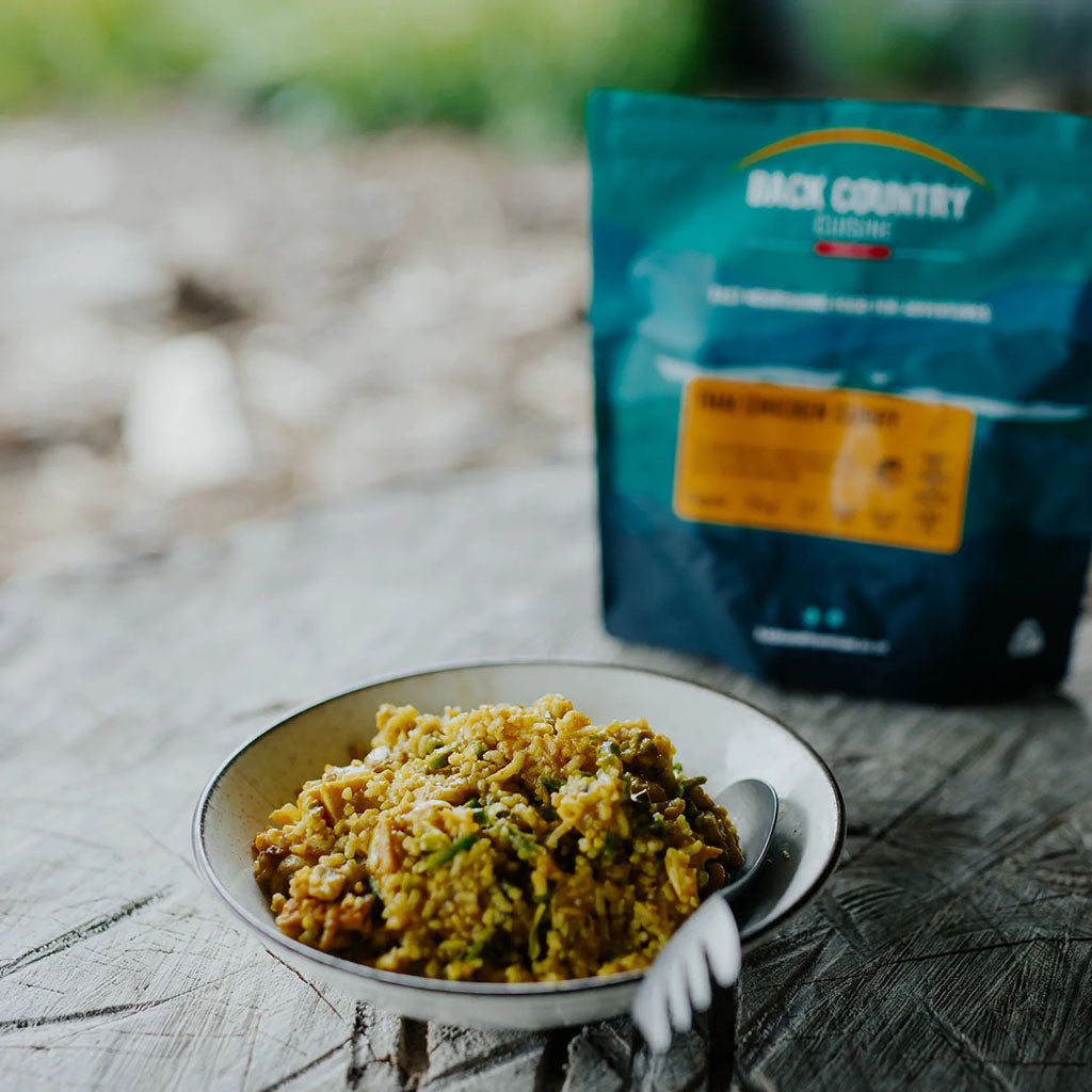 BackCountry Cuisine Freeze Dried Chicken Meals - Regular Serve thai chicken curry detail 1