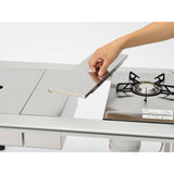 Snow Peak IGT Stainless Steel Half Unit Tray - detail
