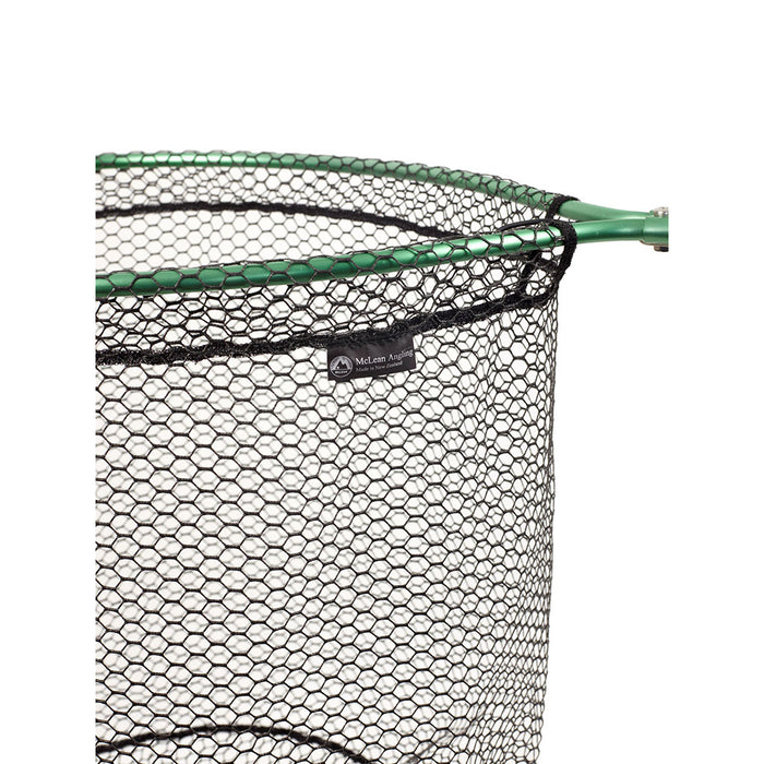 McLean Angling Short Handle Weigh Net olive detail 1
