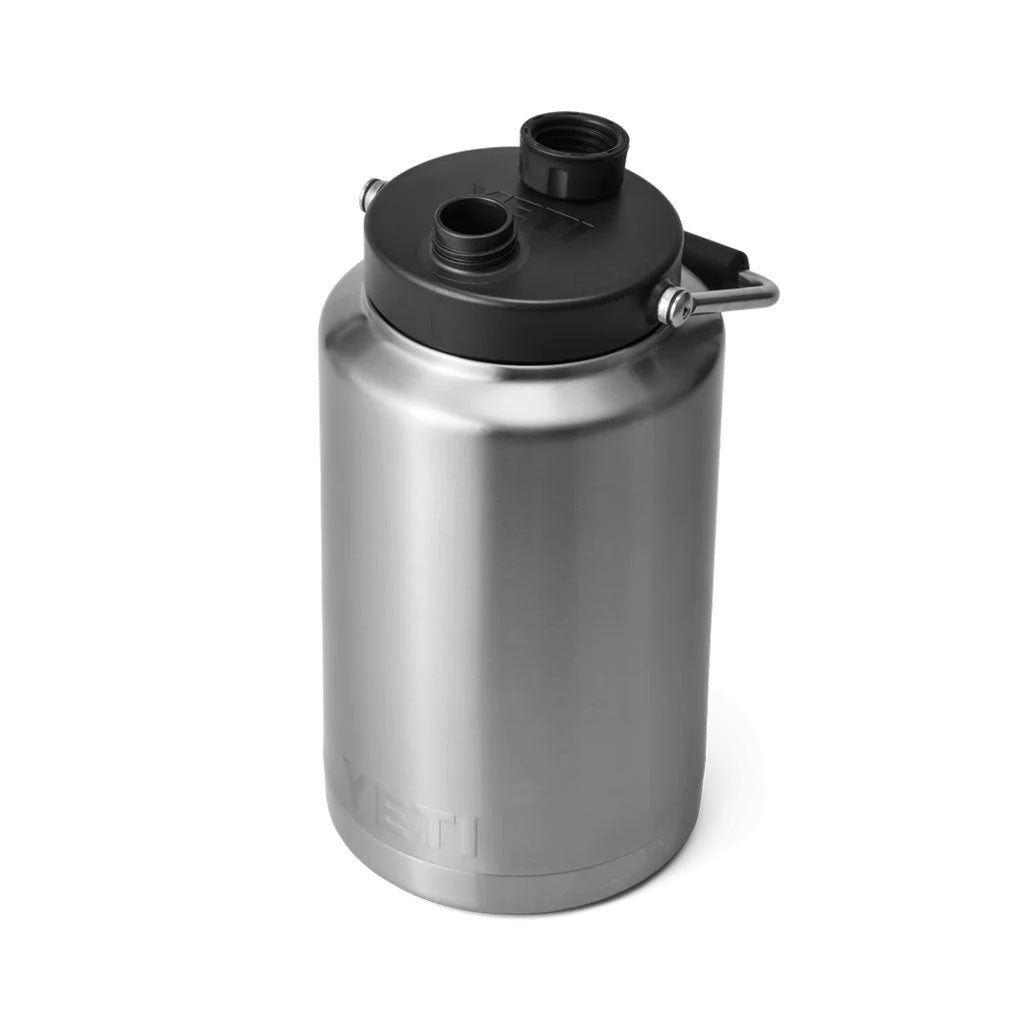 Yeti Rambler One Gallon Jug stainless detail