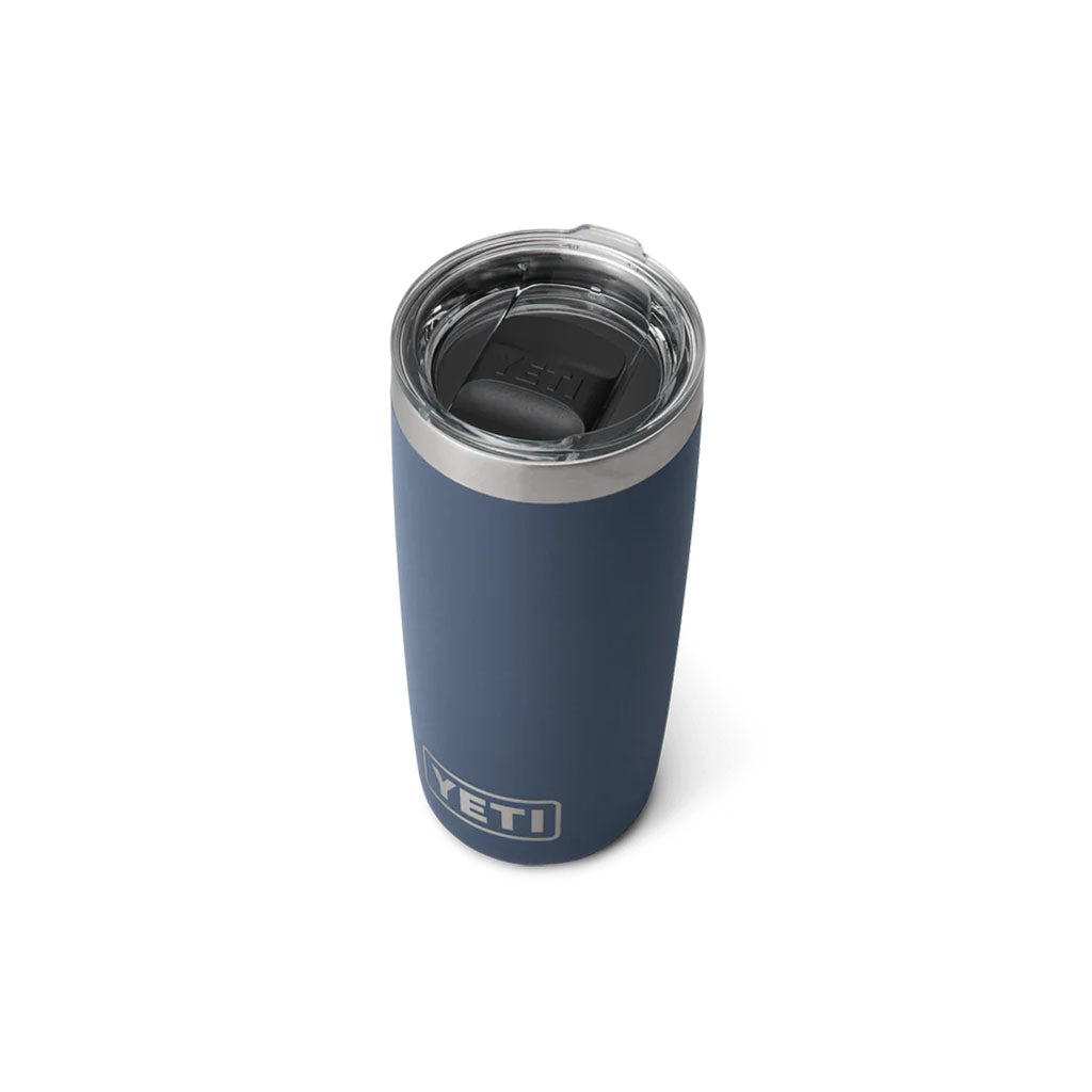 Yeti Rambler R10 Tumbler with Magslider Lid navy detail