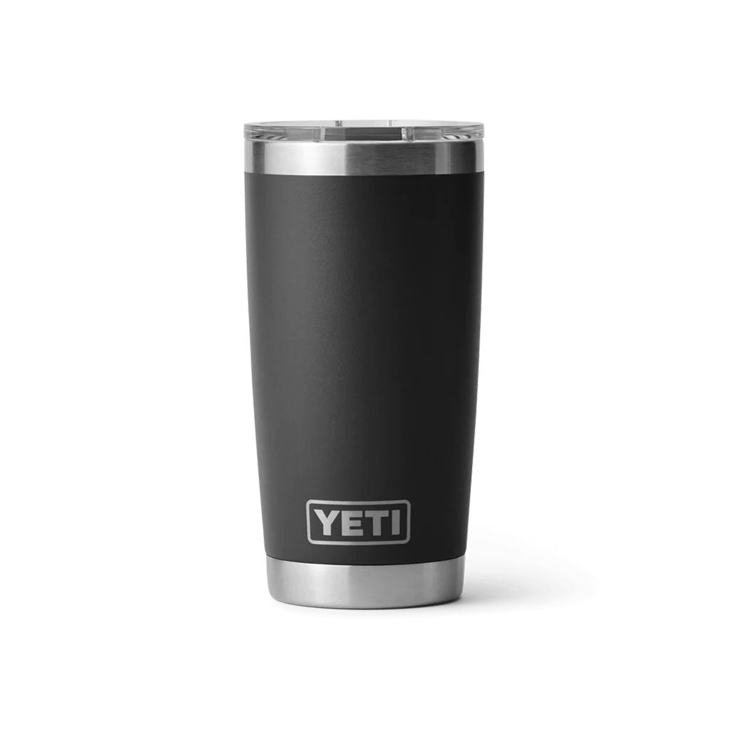 Yeti Rambler 20 oz Tumbler w/ Magnetic Slider Lid black hero