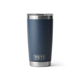Yeti Rambler 20 oz Tumbler w/ Magnetic Slider Lid navy hero