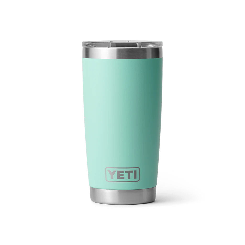 Yeti Rambler 20 oz Tumbler w/ Magnetic Slider Lid seafoam hero