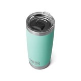 Yeti Rambler 20 oz Tumbler w/ Magnetic Slider Lid seafoam detail