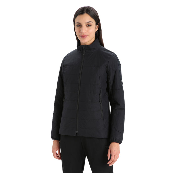 Icebreaker Women's MerinoLoft Jacket black model front