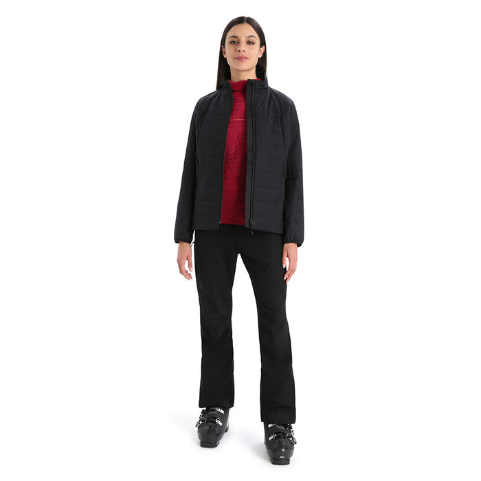 Icebreaker Women's MerinoLoft Jacket black model full