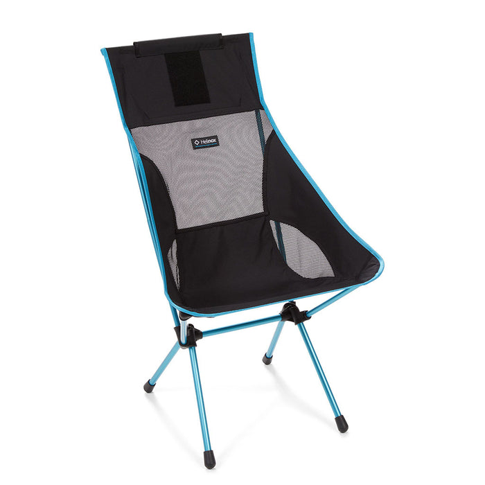 Helinox Sunset Chair black blue frame hero