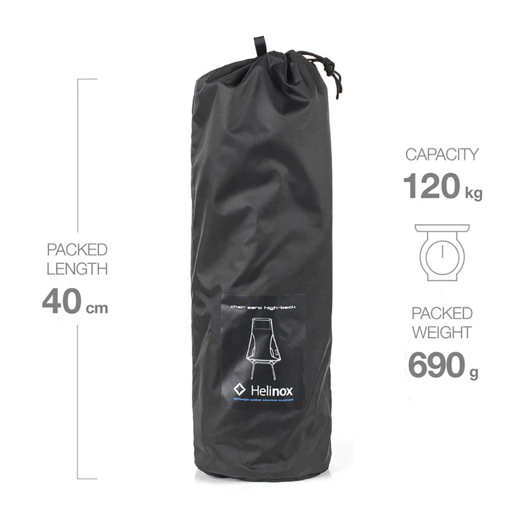 Helinox Chair Zero Highback -= pack size