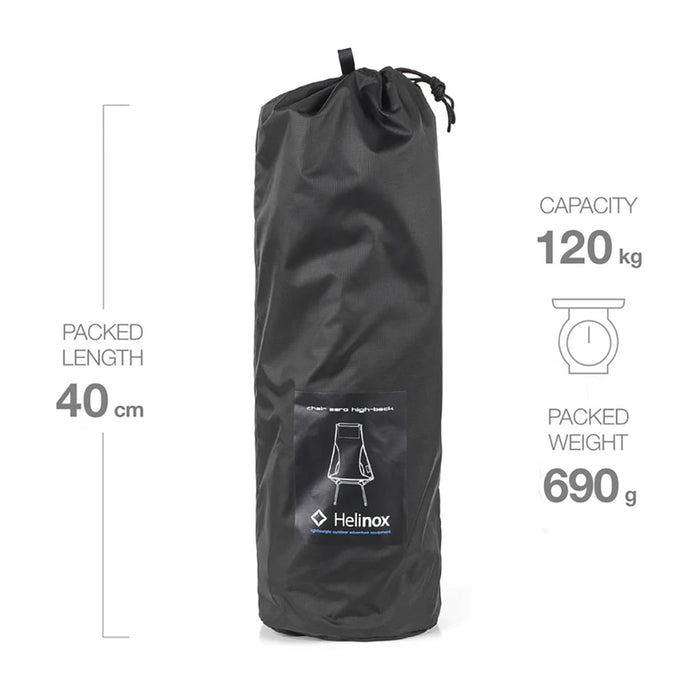 Helinox Chair Zero Highback -= pack size