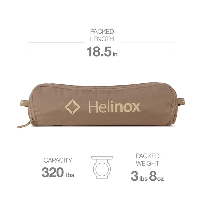 Helinox Sunset Chair coyote tan packed