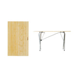 Snow Peak Single Action Bamboo Table Top - long detail