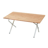 Snow Peak Single Action Low Table Bamboo - hero