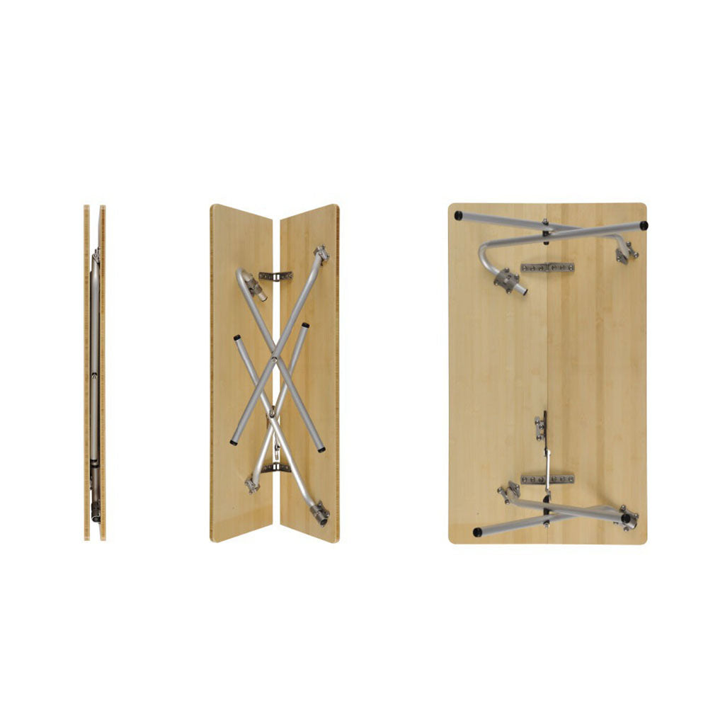 Snow Peak Single Action Low Table Bamboo - detail 1
