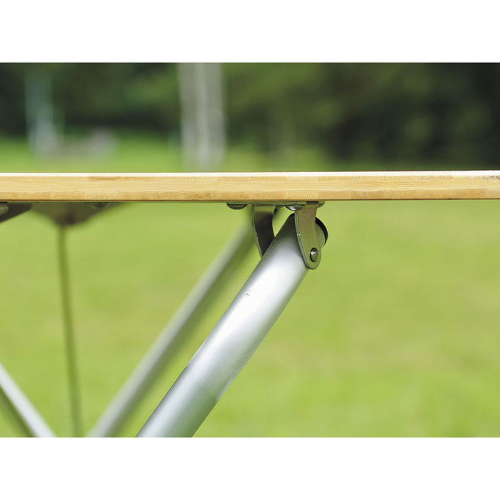 Snow Peak Single Action Low Table Bamboo - detail 2