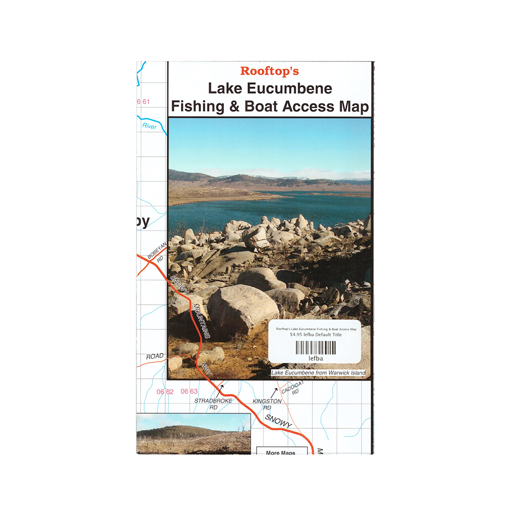 Rooftop's Lake Eucumbene Fishing & Boat Access Map