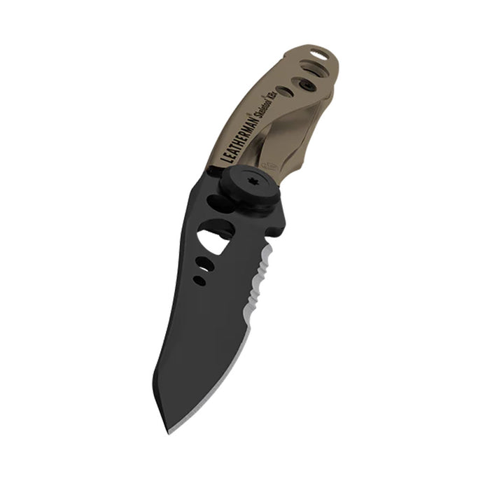 Leatherman Skeletool KBx - Versatile Folding Knife coyote tan detail 1