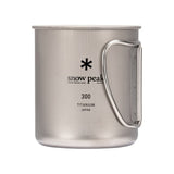 Snow Peak Titanium Single Wall Cup w/ Folding Handle - detail 7