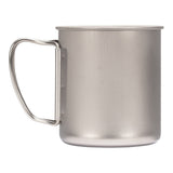 Snow Peak Titanium Single Wall Cup w/ Folding Handle - detail 6