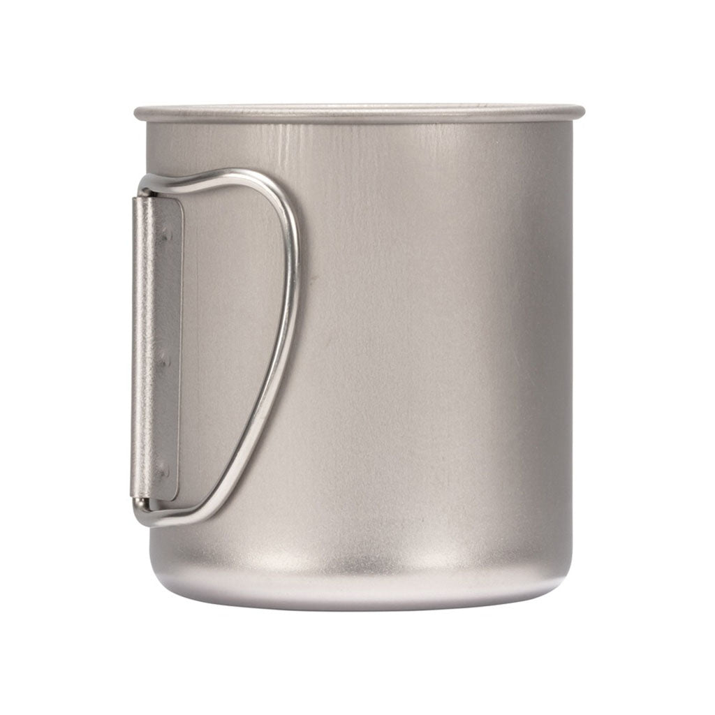 Snow Peak Titanium Single Wall Cup w/ Folding Handle - detail 8