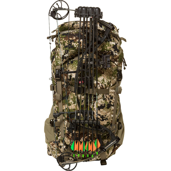 Mystery Ranch Metcalf Backpack opitifade subalpine - bow carry