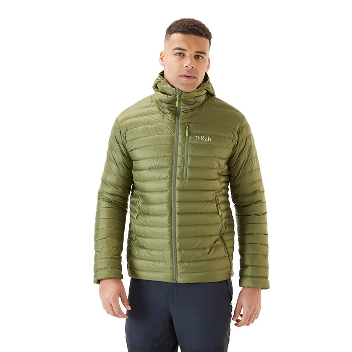 Rab Men's Microlight Alpine Down Jacket - Chlorite Green Model