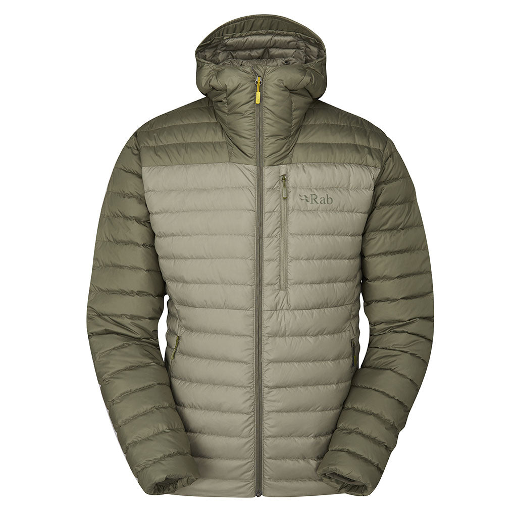 Rab Men's Microlight Alpine Down Jacket light khaki/stone hero