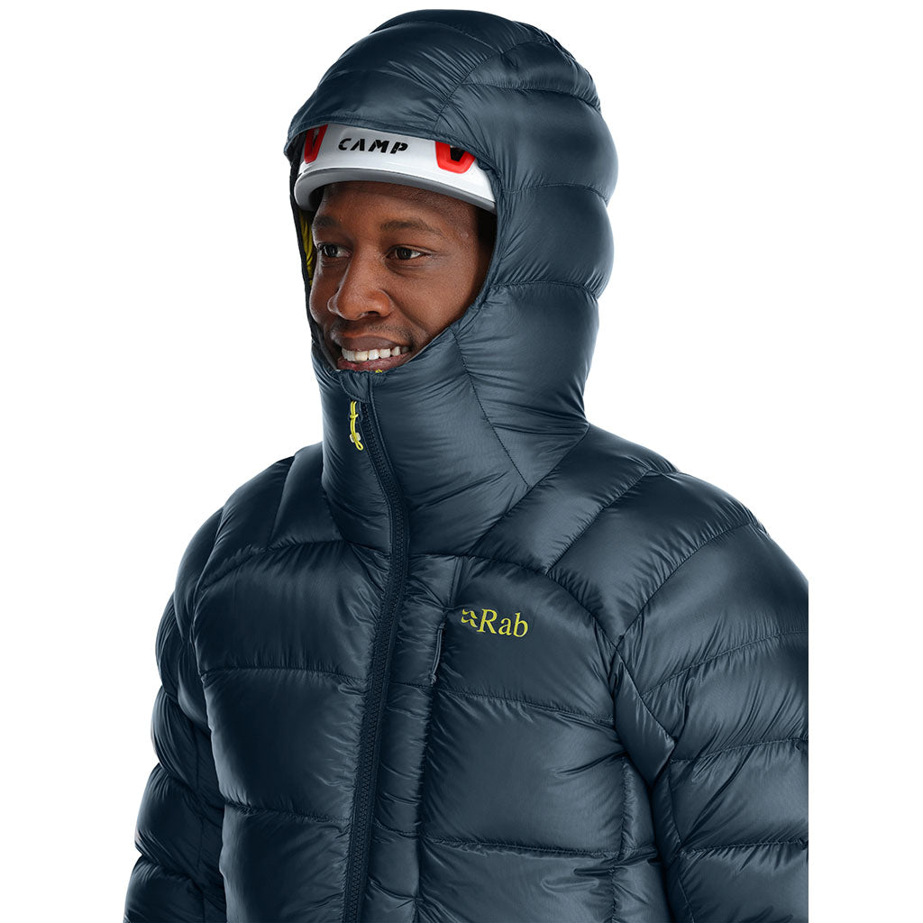 Rab Men's Mythic Ultra Down Jacket orion blue hood