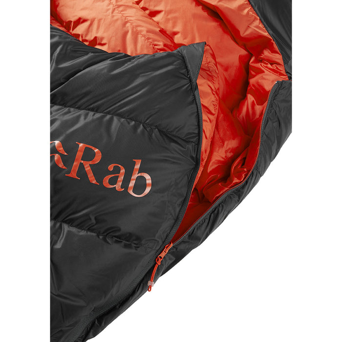 Rab Neutrino Pro 700 Down Sleeping Bag (-15C) granite detail 5
