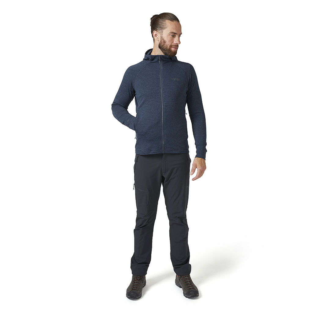 Rab Men's Nexus Hoody deep ink model full