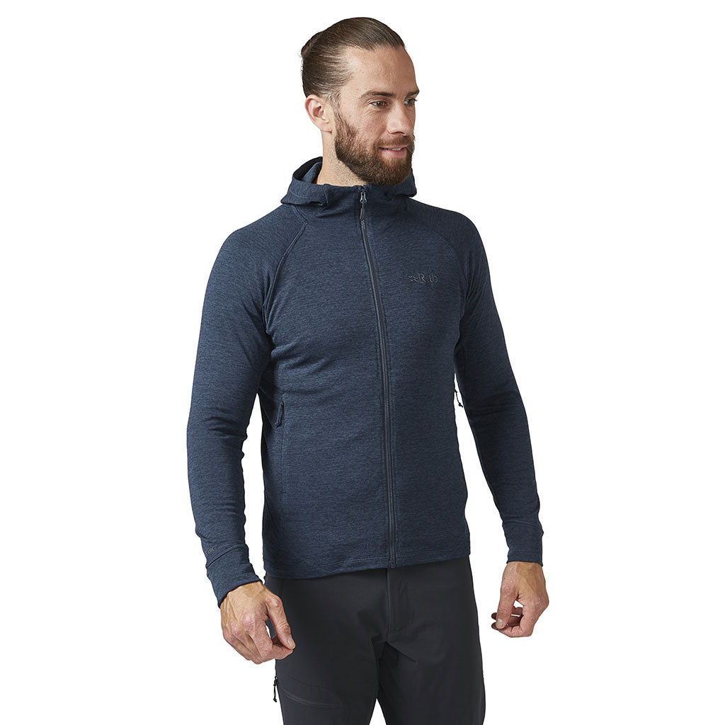 Rab Men's Nexus Hoody deep ink model front