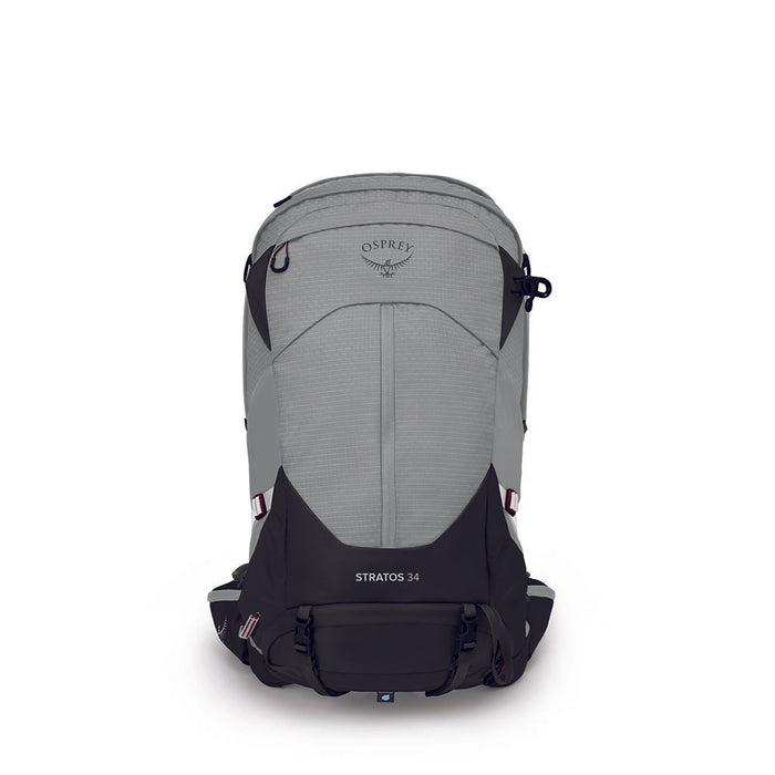 Osprey Stratos 34 Litre Hiking Day Pack smoke grey front