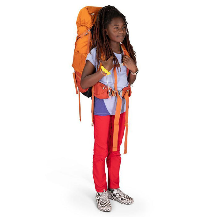 Osprey Ace 50 - Kid's Hiking Backpack - sunset orange detail 6