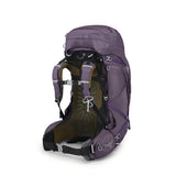Osprey Women's Aura AG (65L) enchantment purple back side