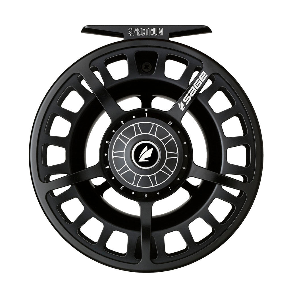 Sage Spectrum Fly Reel - black detail 1