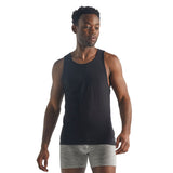 Icebreaker Men's Anatomica Tank black model front