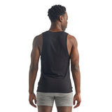 Icebreaker Men's Anatomica Tank black model back