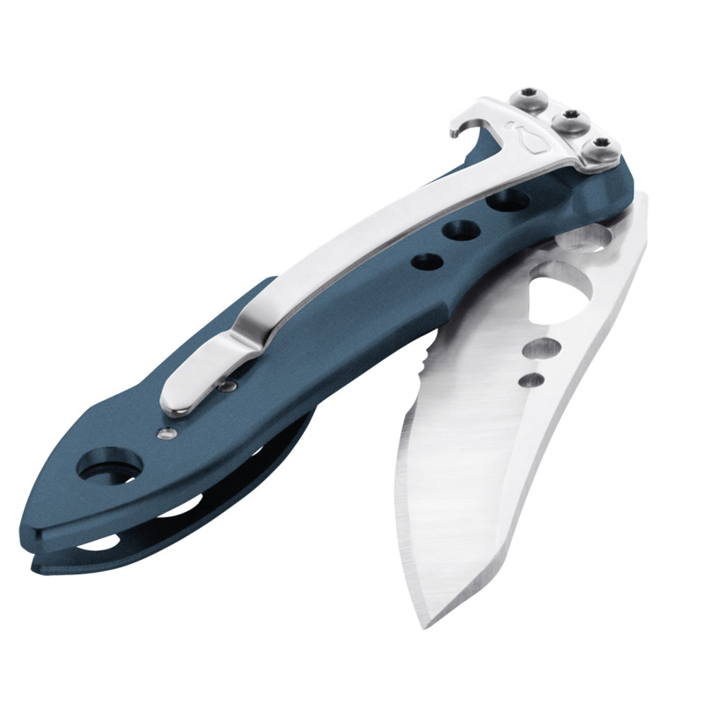 Leatherman Skeletool KBx - Versatile Folding Knife blue clip