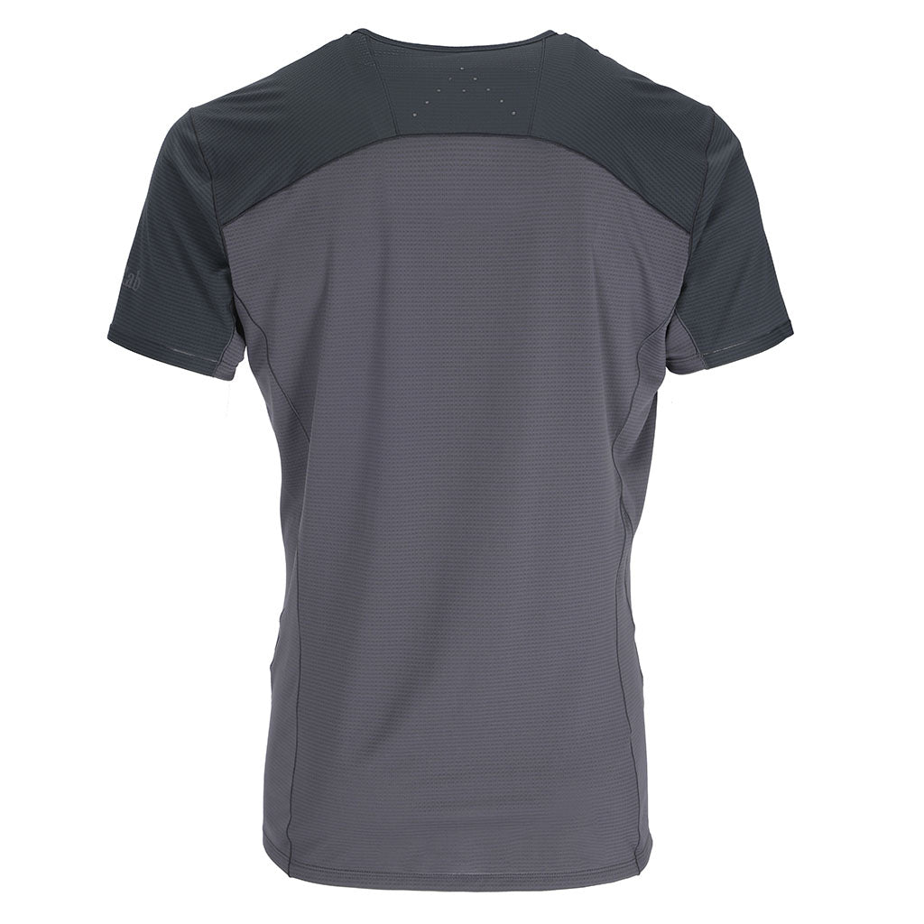 Rab Men's Sonic Ultra Tee beluga/graphene back