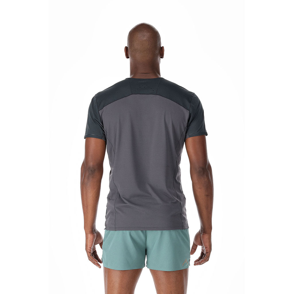 Rab Men's Sonic Ultra Tee beluga/graphene model back