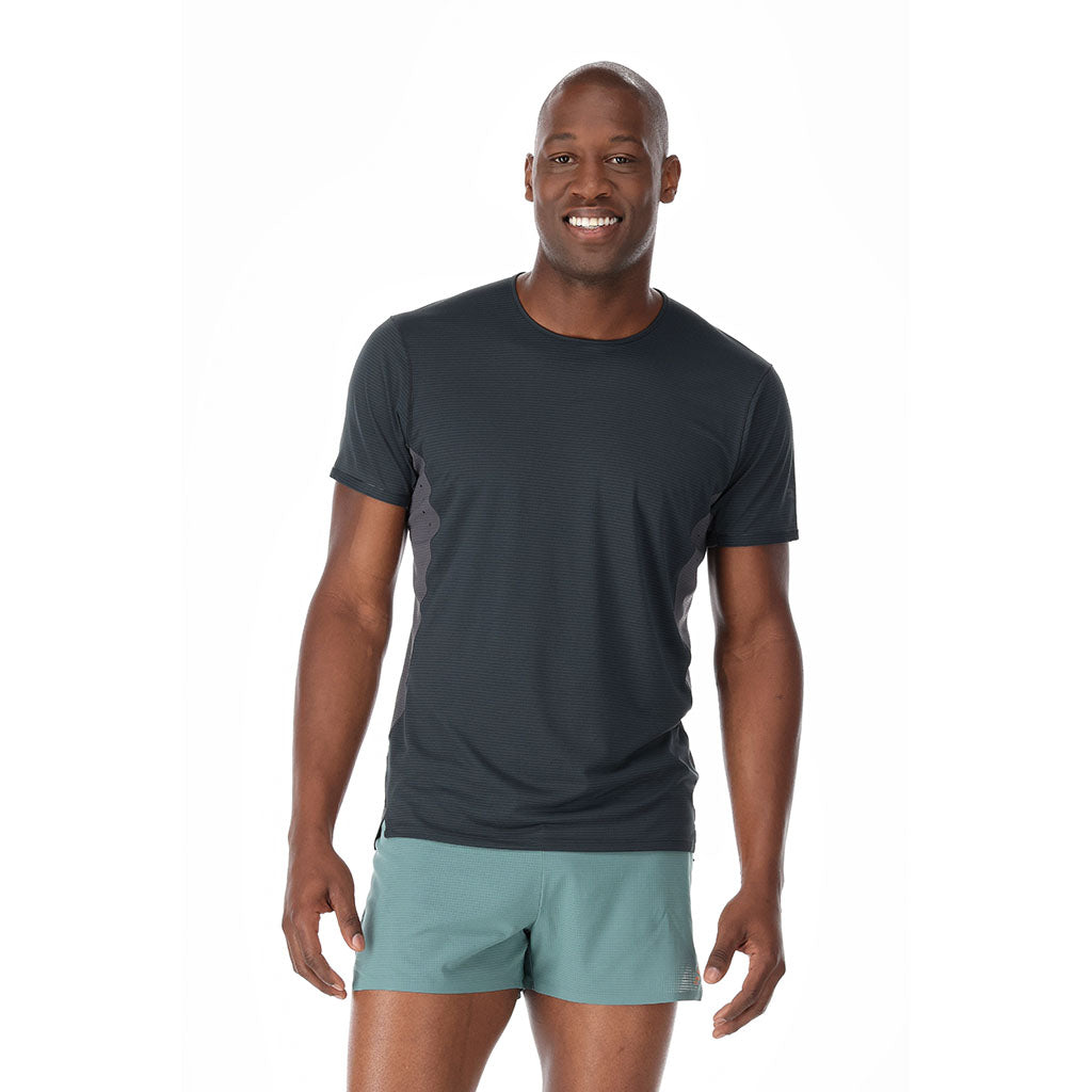 Rab Men's Sonic Ultra Tee beluga/graphene model front