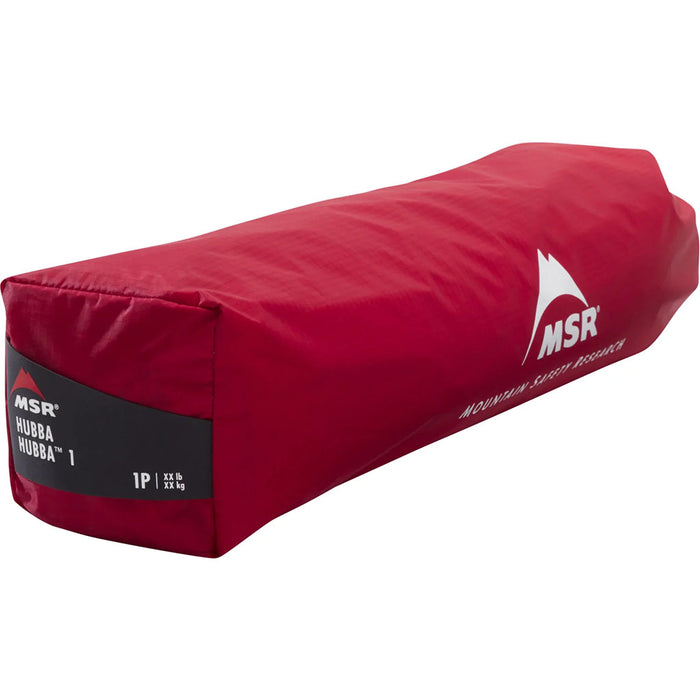 MSR Hubba Hubba 1 Person Backpacking Tent packed