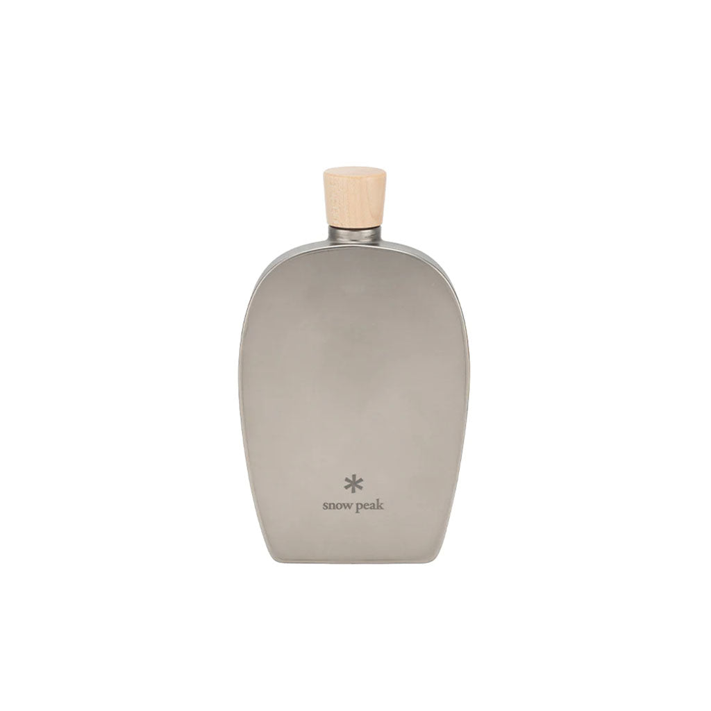 Snow Peak Titanium Flask 250ml front