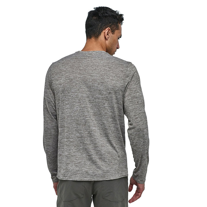 Patagonia Men's Long Sleeved Cap Cool Daily Shirt FEA model 1 back