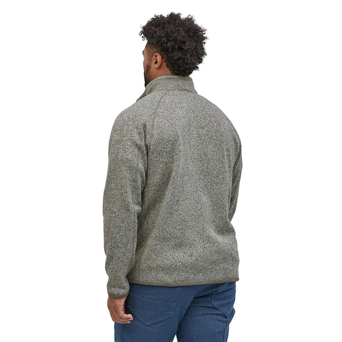 Patagonia Men's Better Sweater 1/4 Zip stonewash model back